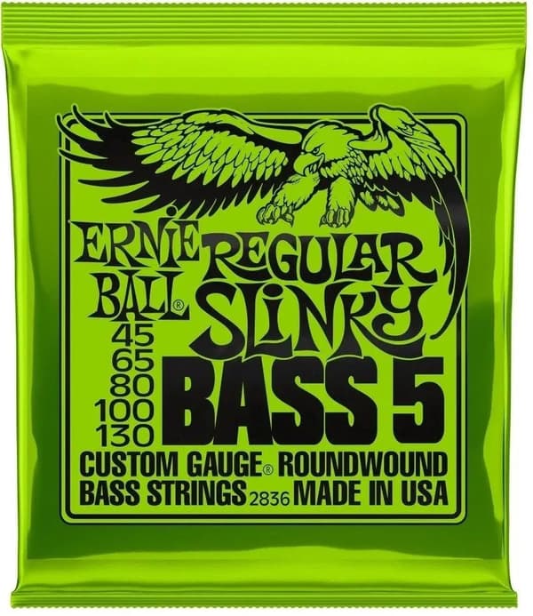 Ernie Ball 2836 Hybrid Slinky Bass Nickel - Stål Strenge til 5 strengede Elektrisk Bas
