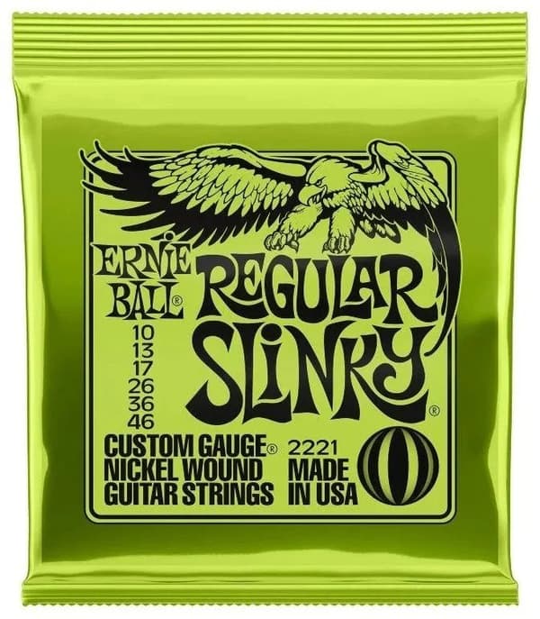 Ernie Ball 2221 Regular Slinky Nickel Strenge til Elektrisk Guitar