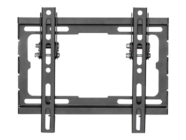 DELTACO - Monteringssats (väggfäste) - låg profil och lutande - för platt panel - svart - skärmstorlek: 23"-43"