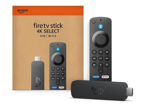 Amazon Fire TV Stick 4K Select - AV-spelare - 8 GB - 4K UHD (2160p) - 60 fps - HDR