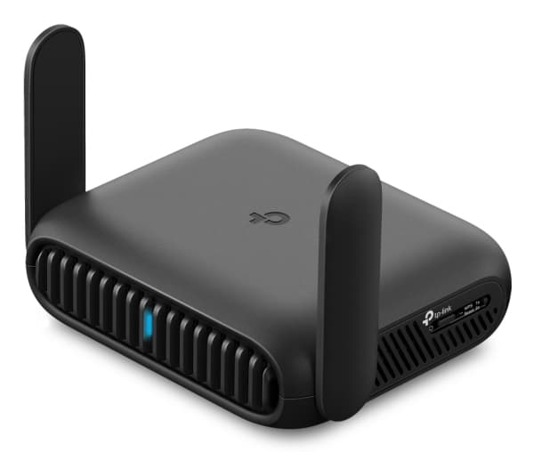 TP-Link BE3600 Wi-Fi 7, Wi-Fi 7 (802.11be), Dual-band (2,4 GHz / 5 GHz), Nätverksansluten (Ethernet), Svart, Bärbar router