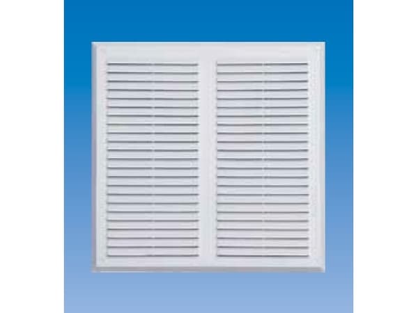 Maxpol ventilasjonsgitter 350x350mm hvit - 005
