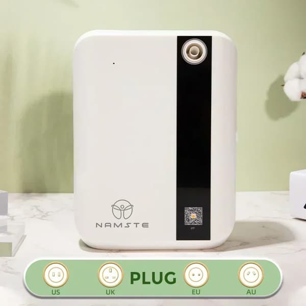 Elektrisk Diffuser, 500 ml Kapacitet, Bluetooth Drift, Väggmonterad eller Platt Installation,vit bluetooth, EU