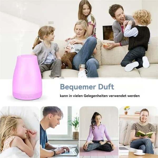 Diffuser, 7 färger som ändras, 120 ml tankkapacitet