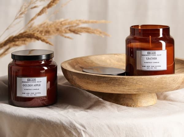 Sæt med 2 ABSOLUTE ALCHEMY duftlys Sojavoks Frugtnoter Friske noter Lumarko!