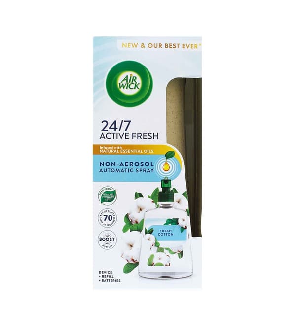 Air Wick Active Fresh Fresh cotton automatic air freshener 228 ml