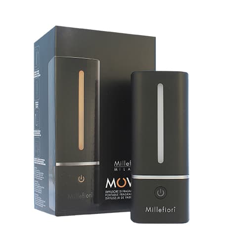Millefiori Moveo compact scent diffuser black Svart
