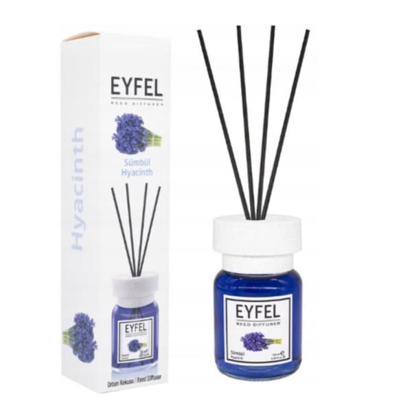 Kolmen kukkaisen kotituoksun setti EYFEL, 3 x 120 ml: Hyasintti + Kielo + Laventeli