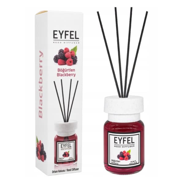 Set med 3 fruktiga hemdofter EYFEL, 3 x 120 ml: skogsfrukt + körsbär + blåbär