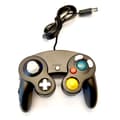 Miniatyrbillede 1 af 2: Wii- og Gamecube-kompatibel håndkontrol med vibrationer