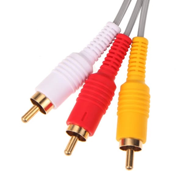 Komponentkabel / TV-kabel - 3 RCA AV-kabel kompatibelt med Nintendo Wii