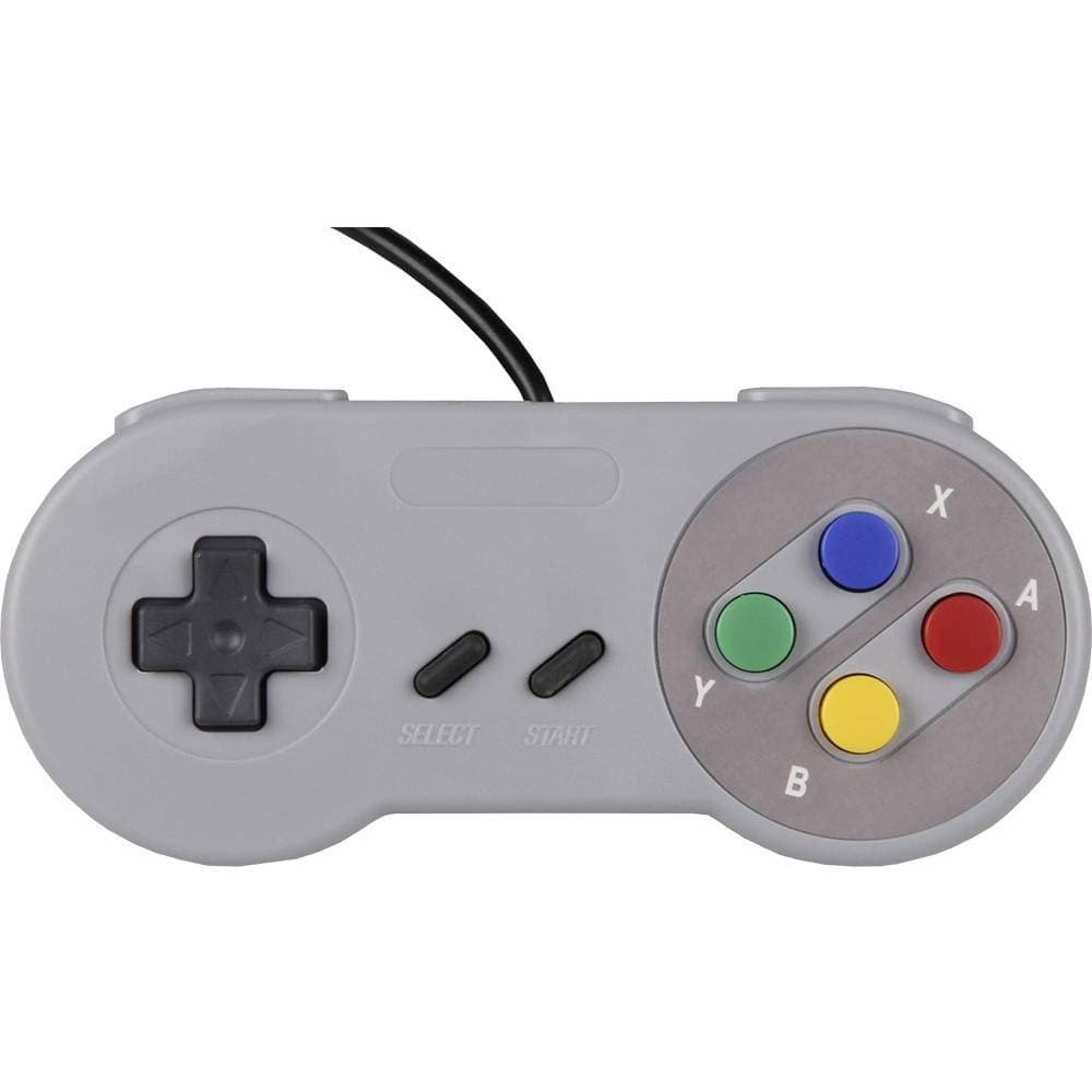 Joy-it Gamepad SNES Design Handkontroll Raspberry Pi®, Universell Grå