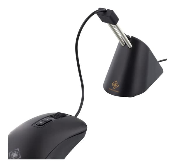 Mouse Bungee retractable arm for wired mice black/silver