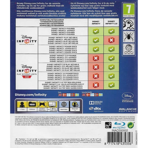 Disney Infinity 2.0 Starter Pack Playstation 3 (Brugt)