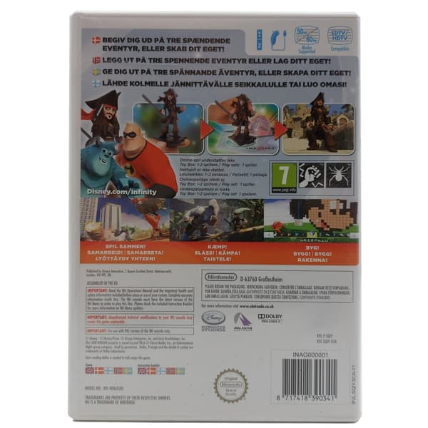 Disney Infinity 1.0 Starter Pack Nintendo Wii (Begagnad)