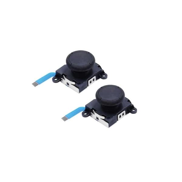 2 x Analog Joystick Nintendo Switch Joy Con (Svart)