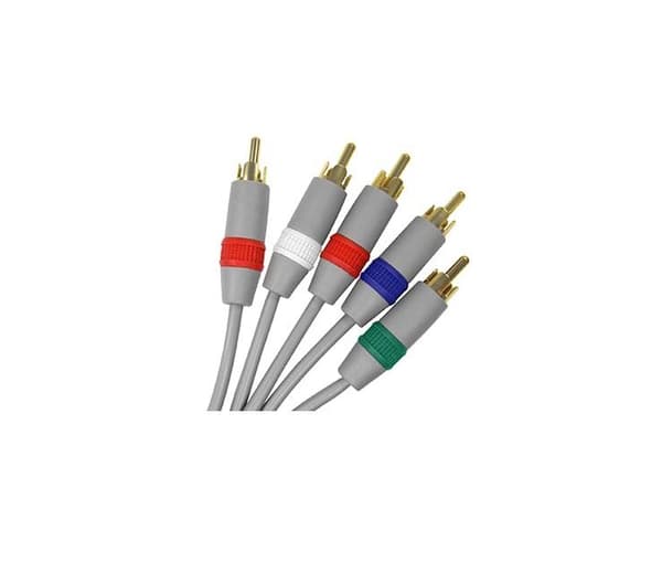 Komponentkabel komponent Kabel Nintendo Wii Guldpläterad