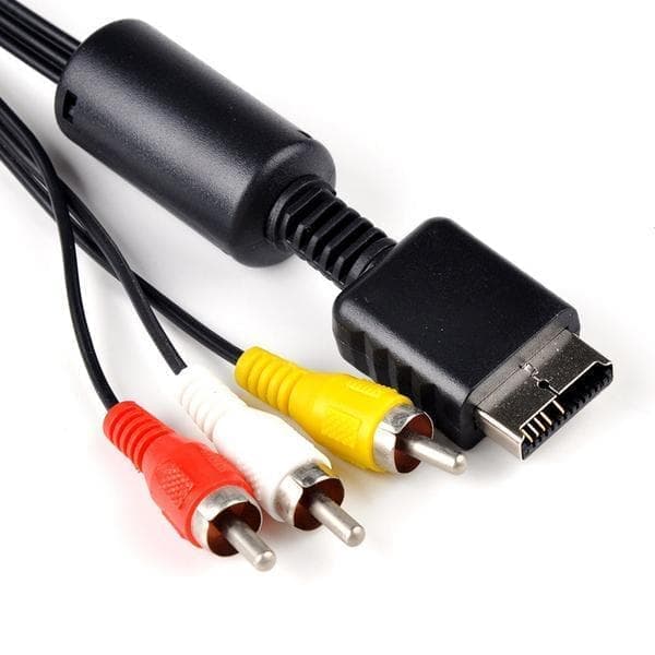 AV Kabel Playstation 1 , 2 & 3 PS1 PS2 PS3 Komposit RCA Kabel
