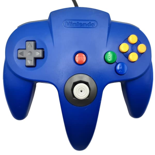 Handkontroll Original Blå Nintendo 64 N64 (Begagnad)