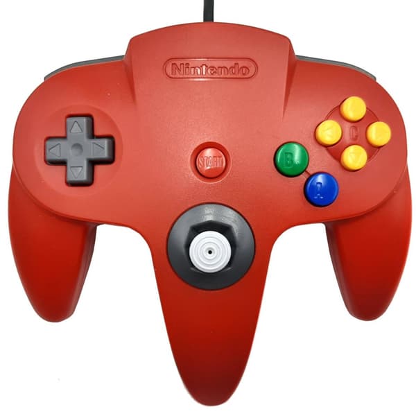 Handkontroll Original Röd Nintendo 64 N64 (Begagnad)