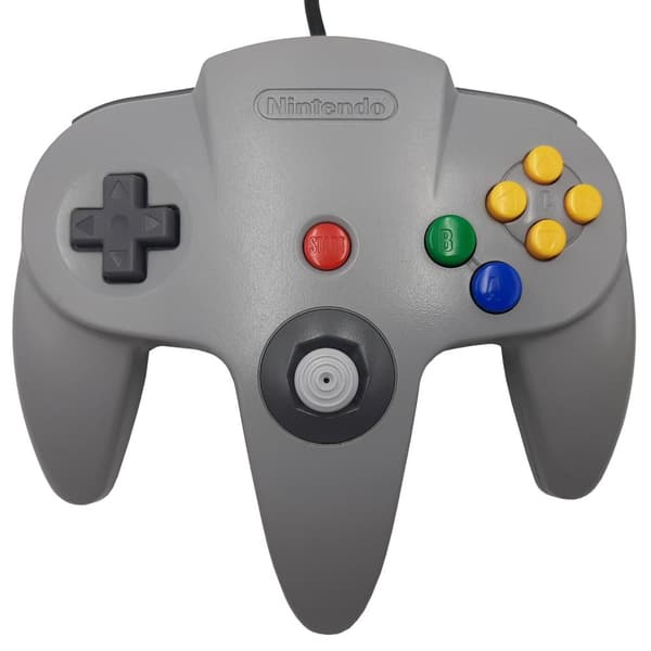 Handkontroll Original Grå Nintendo 64 N64 (Begagnad)