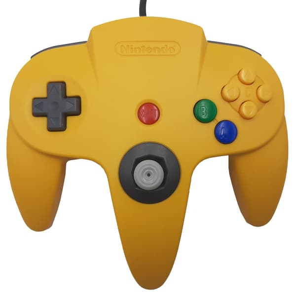 Håndkontroll Original Gul Nintendo 64 N64 (Brukt)