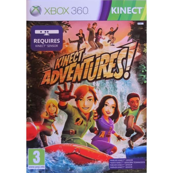 Kinect Sensor & Kinect Adventures Xbox 360 (Used)