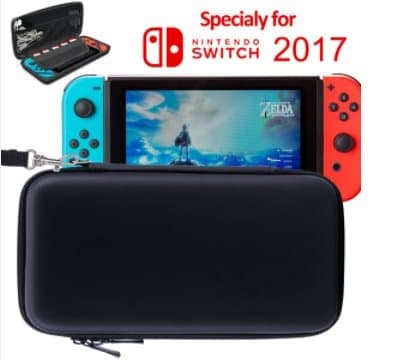 Fodral för Nintendo Switch Hård Förvaringsväska Svart