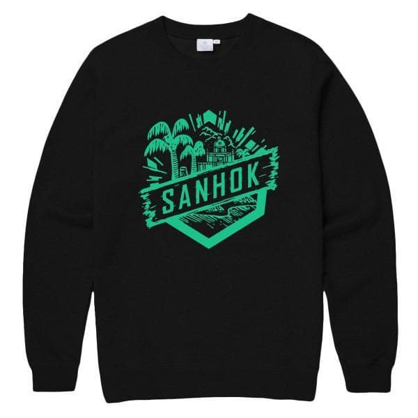 PUBG Sanhok sweatshirt Svart S Small Player Unknown Battleground