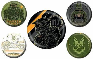 Halo Badge Set Officiell Microsoft produkt