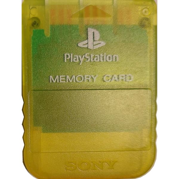 Minneskort 1MB Original Yellow Playstation 1 (Begagnad)