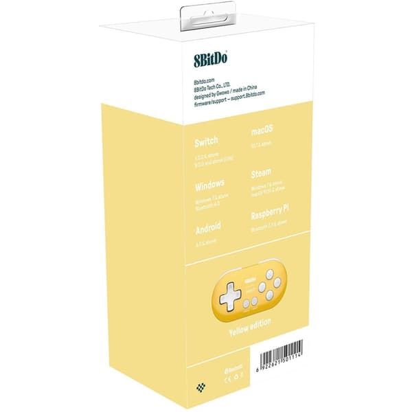 8BitDo Zero 2 Yellow