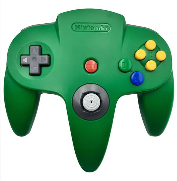Handkontroll Original Grön Nintendo 64 N64 (Begagnad)