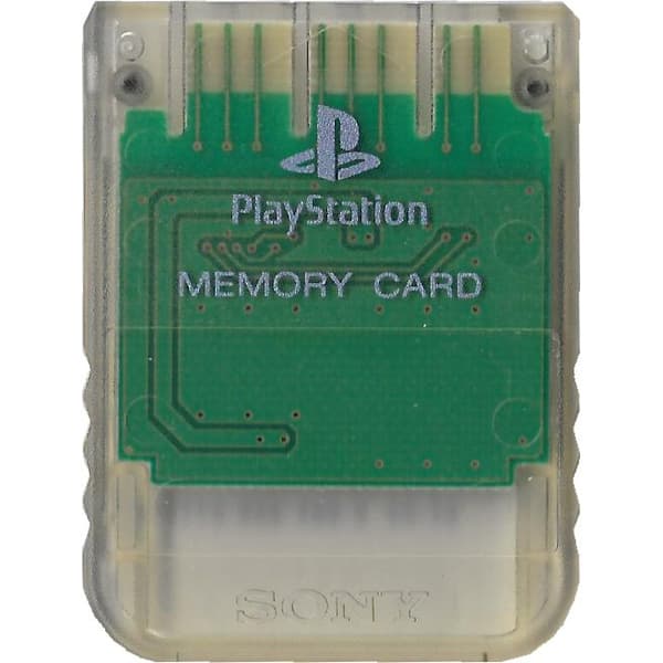 Minneskort 1MB Original Transparent Playstation 1 (Begagnad)