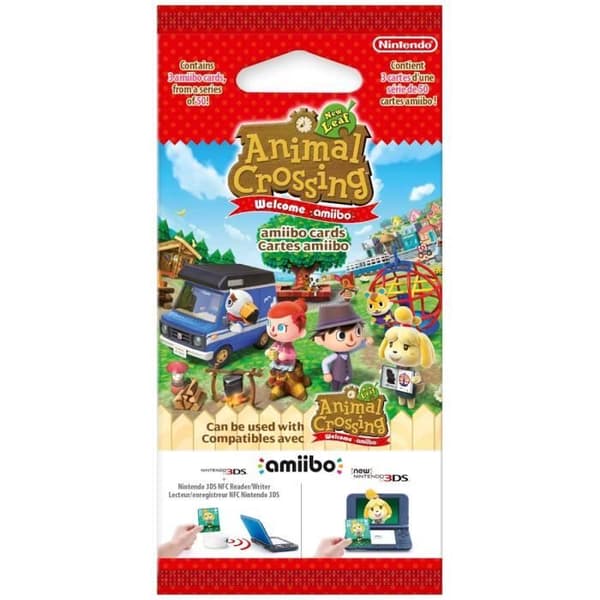 Amiibo Cards - Animal Crossing Welcome Series Amiibo • Innehåller 3 kort
