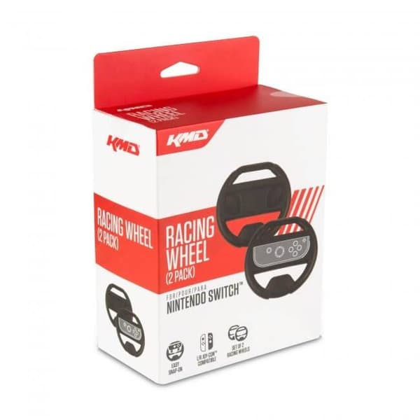 Nintendo Switch 2-pack racingratt, svart