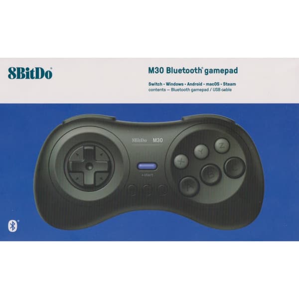 8BitDo M30 Bluetooth Gamepad Black | CDON