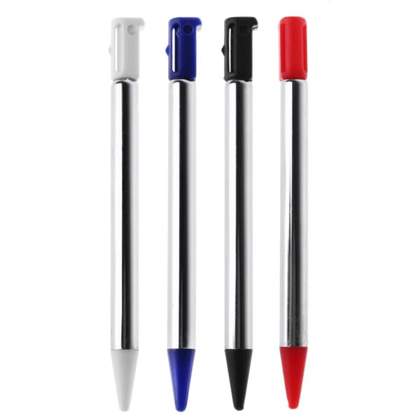 3DS aluminium stylus, 4-pack, expanderbar
