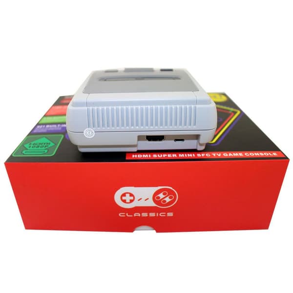 Super Mini NES , Nintendo med Två Handkontroller, 600 NES Spel, HDMI