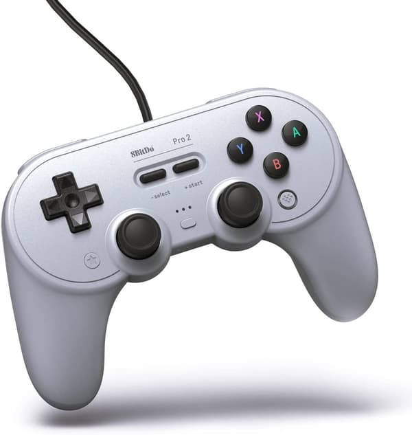 8BitDo Pro2 Wired Gamepad Grey Edition