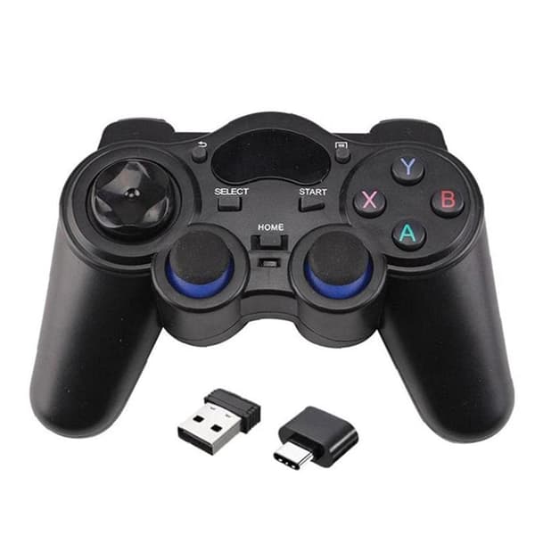 Trådlös GamePad 2.4 GHz, Handkontroll till Android SmartPhone, Tablet, TV, PS3, PC