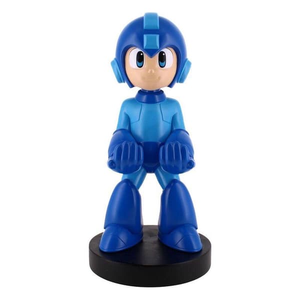 Mega Man figure clamping bracket Cable guy 21cm Sininen
