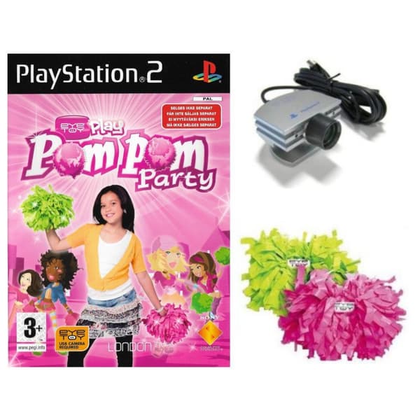 EyeToy Play PomPom Party Bundle Playstation 2 PS2 (Brugt)