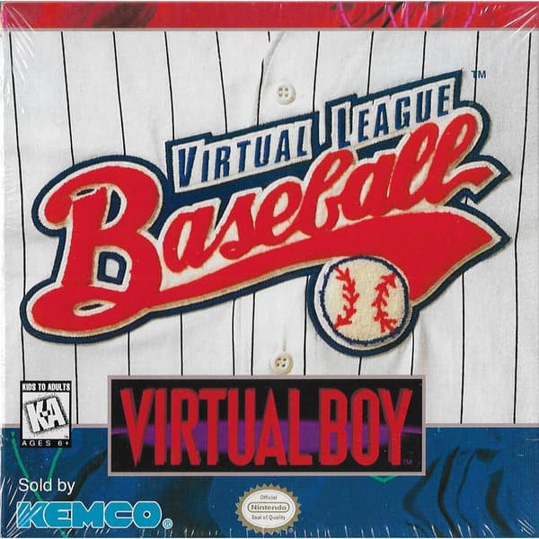 Virtual League Baseball Virtual Boy (NTSC-U, Used, Wrapped)