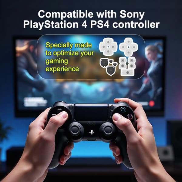 INF Erstatningstastatur for PS4-kontrollere
