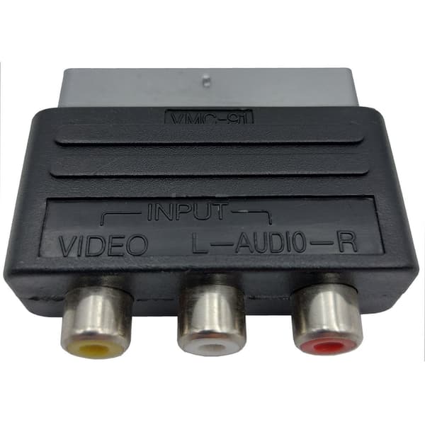 Scart Kontakt Adapter RCA AV Playstation (Begagnad)