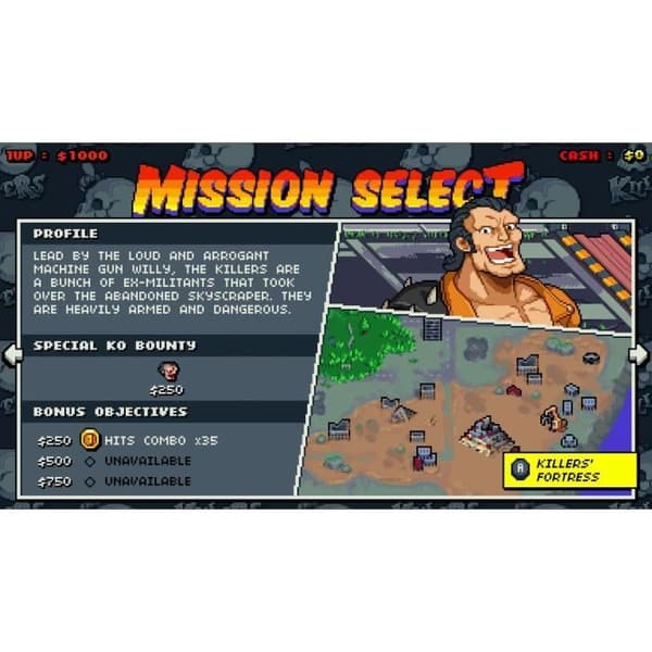 Double Dragon Gaiden: Rise of the Dragons - Nintendo Switch-spel