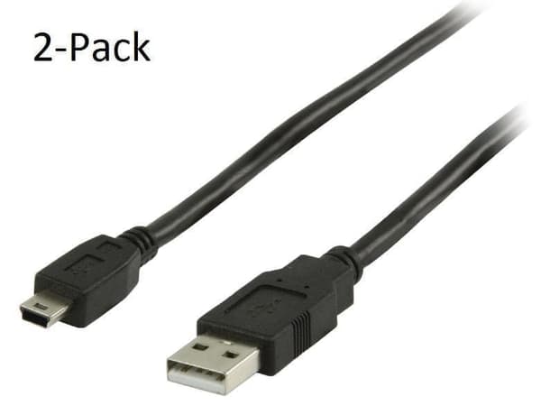 2-Pack PS3 3m Laddarkabel Laddkabel Sony Playstation 3 3 meter