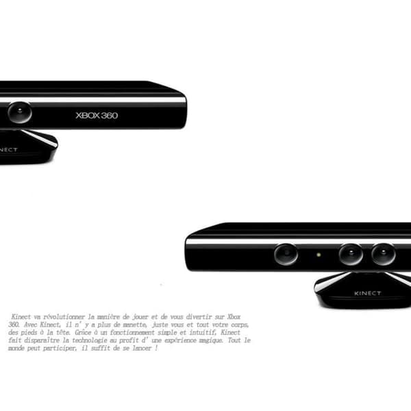 Kinect + Kinect äventyr - sensor för XBOX 360- REFURBISHED