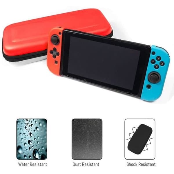 EVA Hårt fodral för Nintendo Switch Slitstarkt material Anti-chock förvaring med blixtlås Hårt skal för Nintendo Switch Console